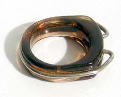 RING - ZELLULOSEACETAT UND STAHL