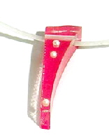 COLLIER KUNSTSTOFF, SUESSWASSERPERLE UND ACRY 2